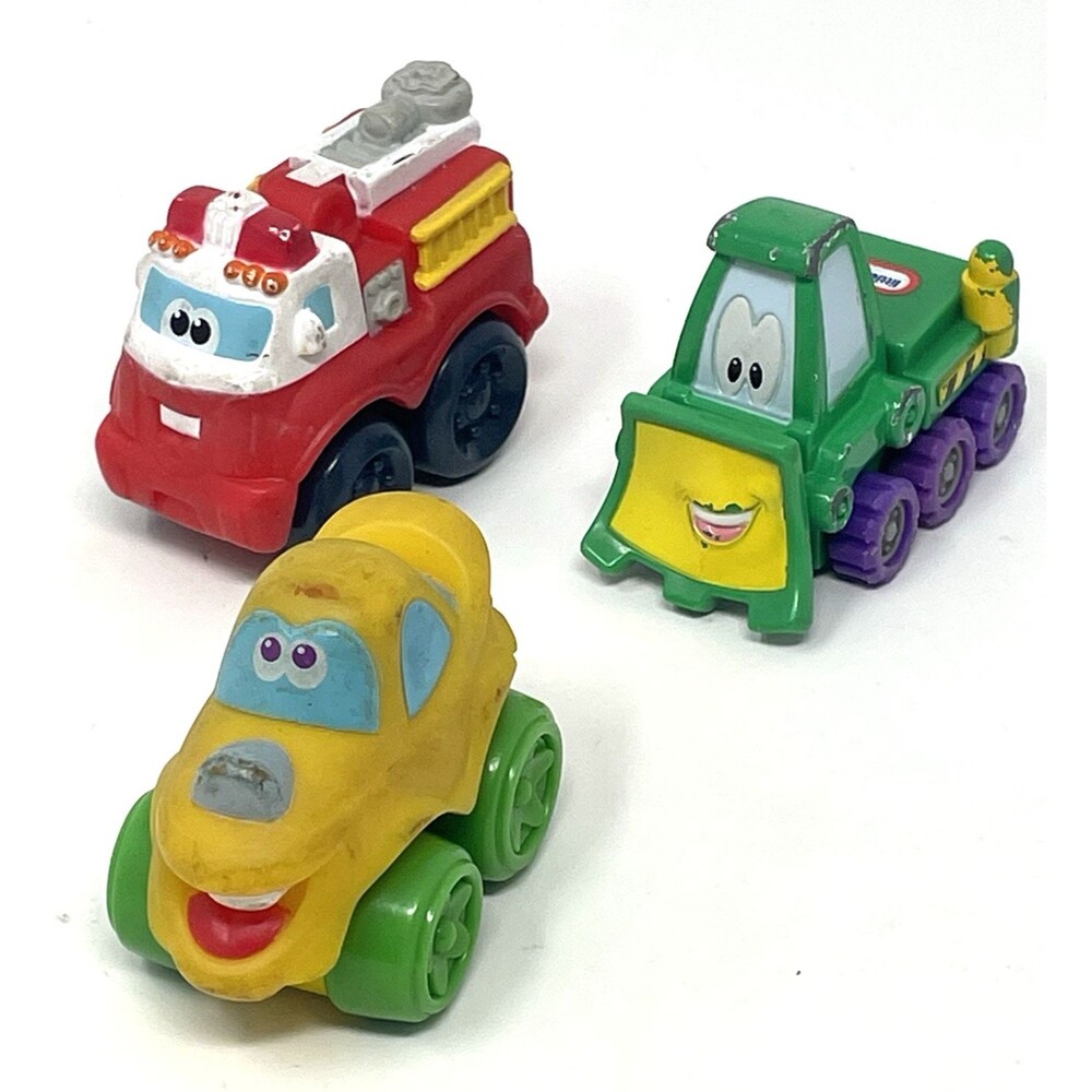 Tonka Chuck & Friends & Little Tikes Toy Lot - 3 Small Trucks (Rubber & Diecast)